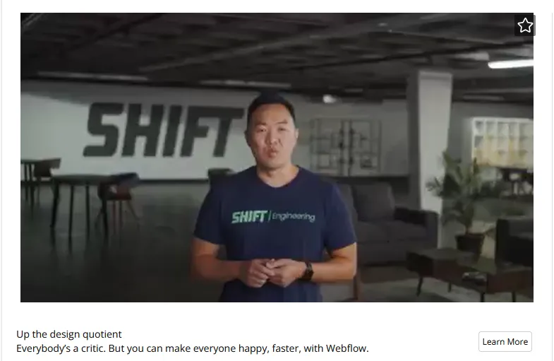 Instagram Ads Examples - webflow