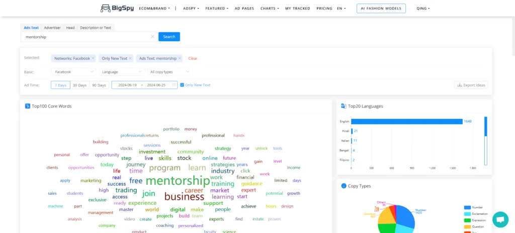 BigSpy helps you activate more advertising creative inspiration!