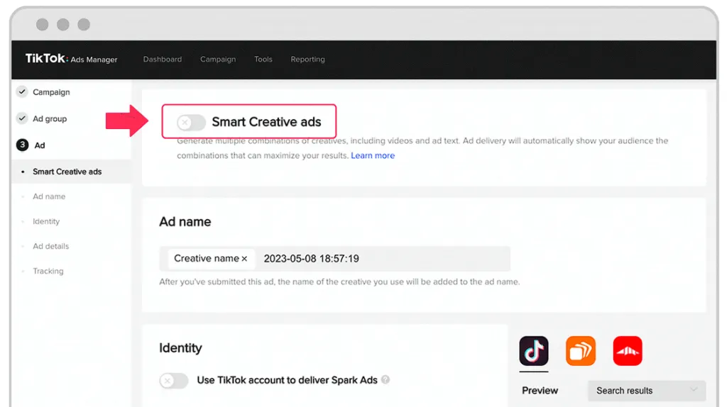 Automated Creative Optimization tool