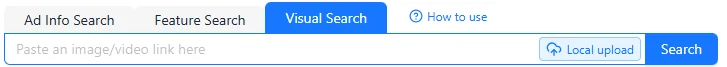 BigSpy Visual Search controls