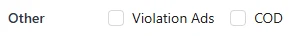 BigSpy Contains Page Info and Violation Ads filters