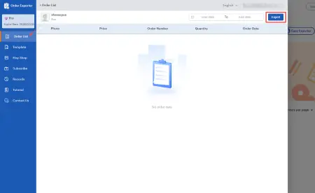 Step 3: Export Orders