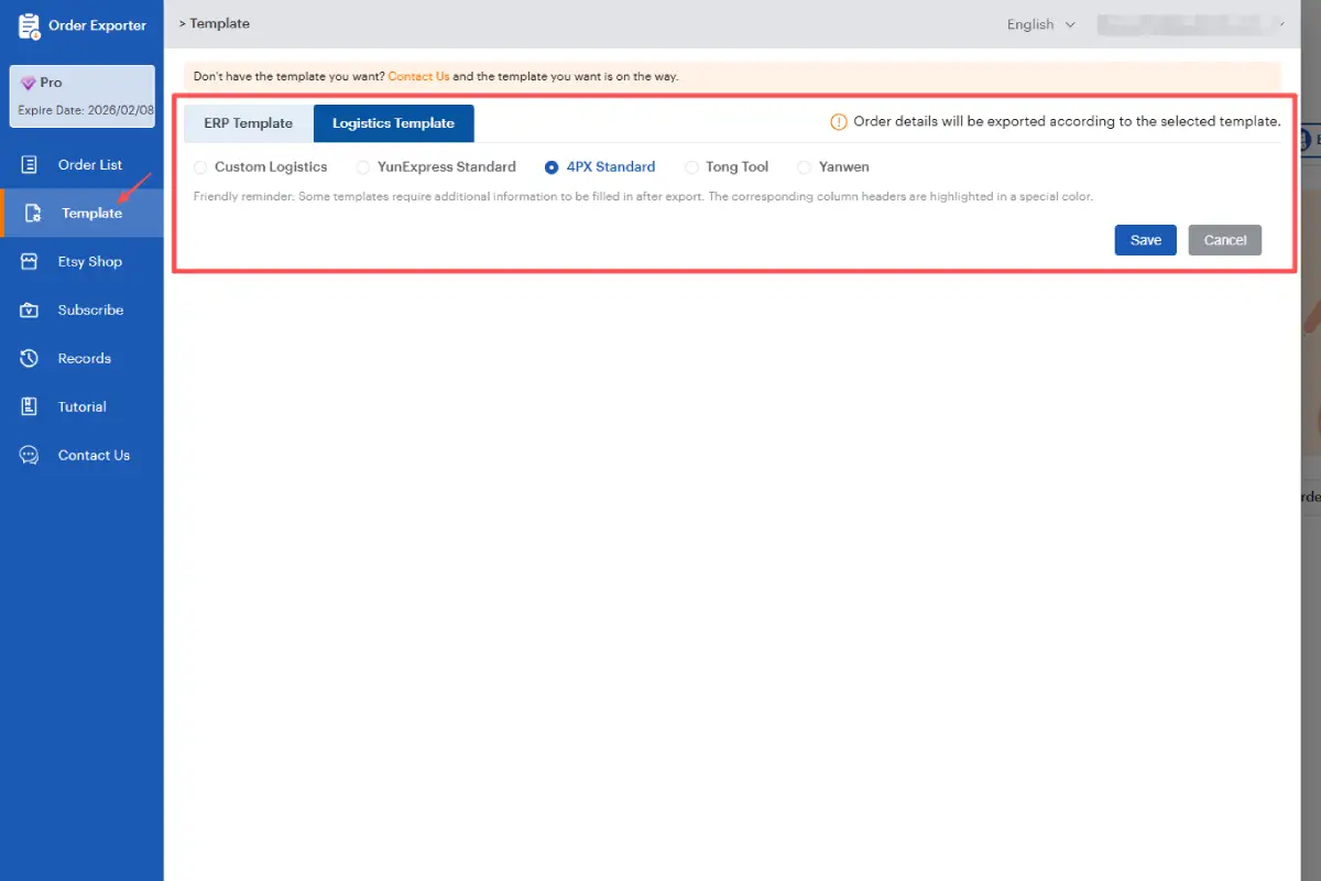 Custom ERP & Logistics Templates