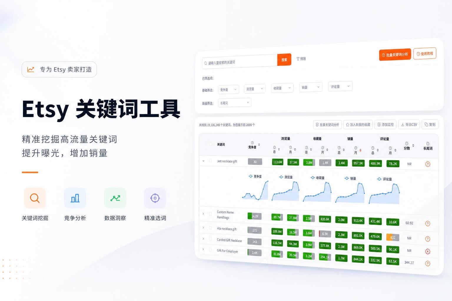 Etsy 关键词工具