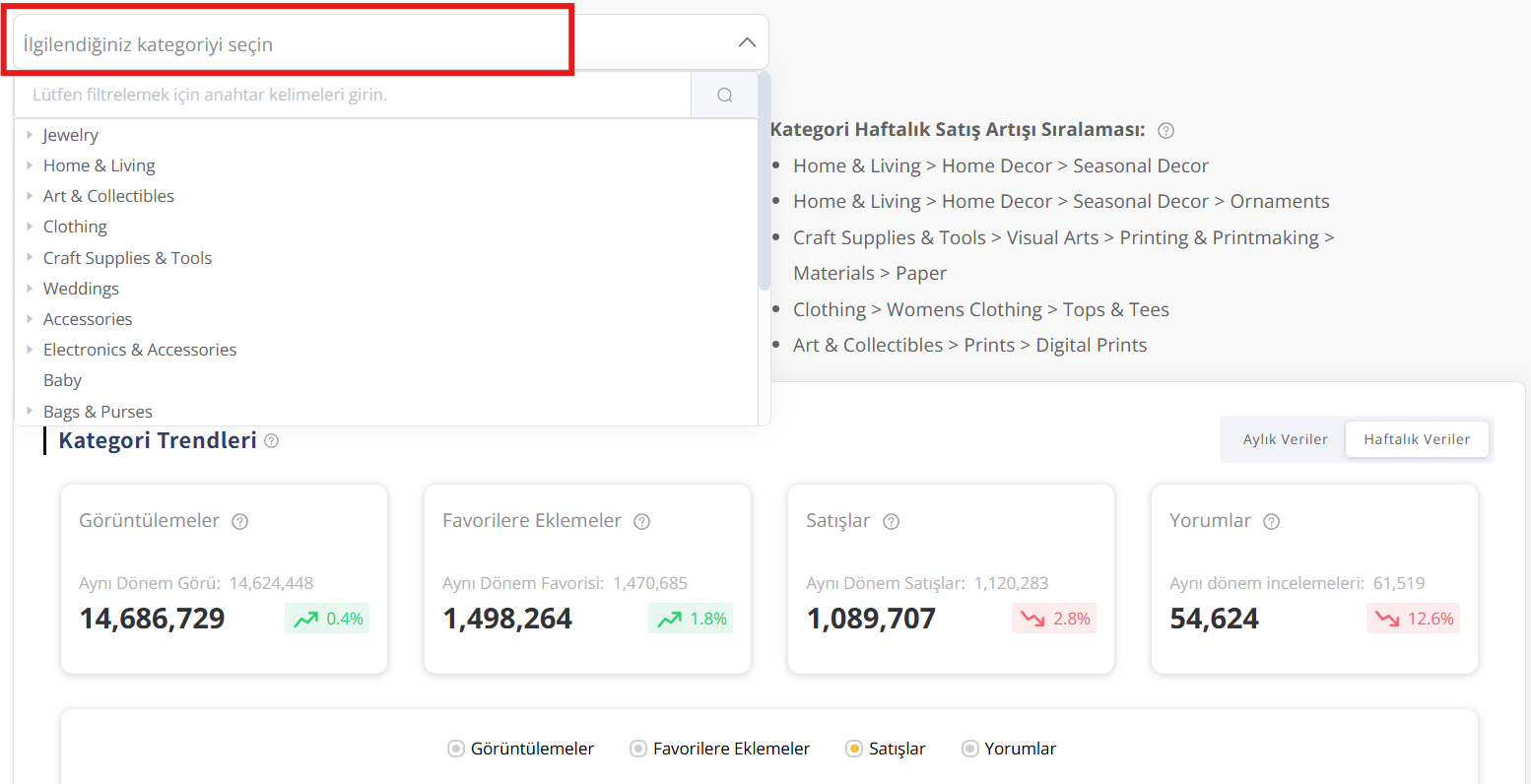 Step 1: Select Category