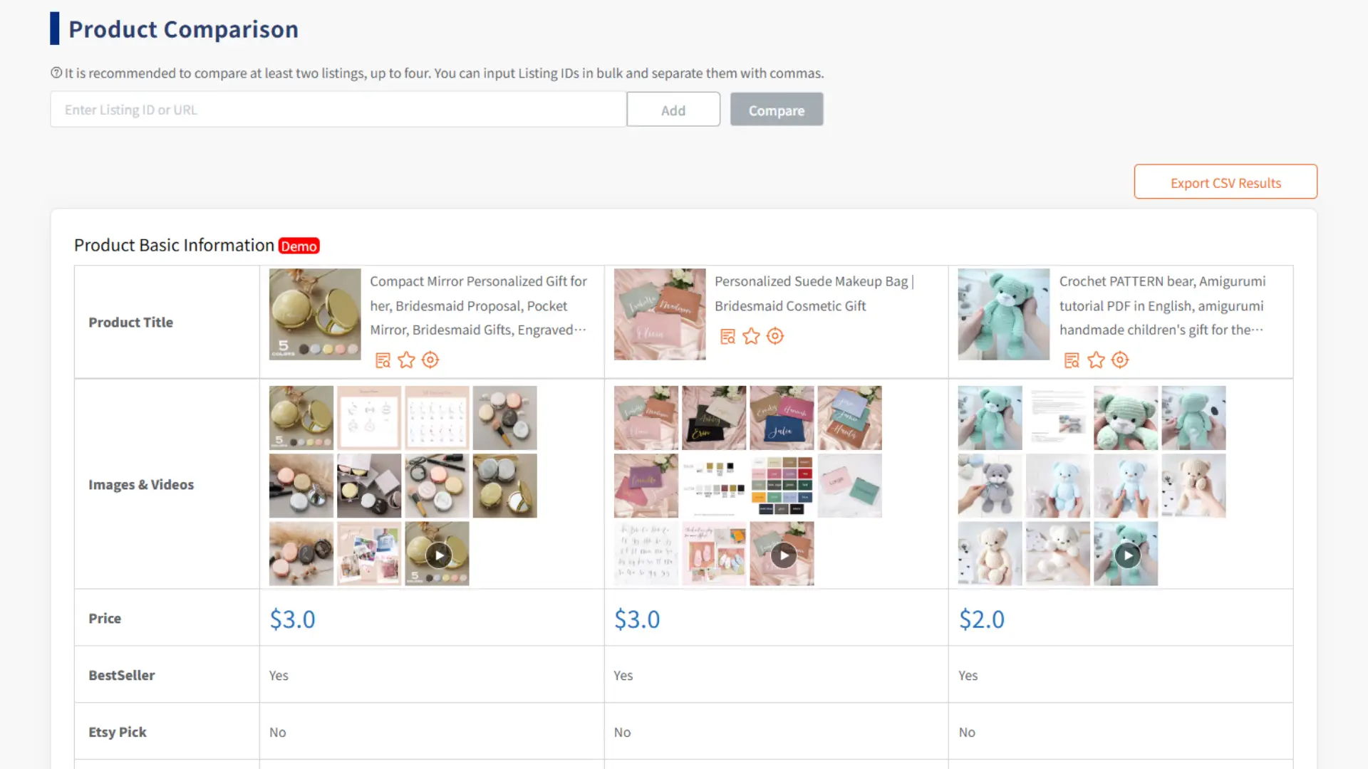 Listing Comparison: Instantly See Why Others Sell Better