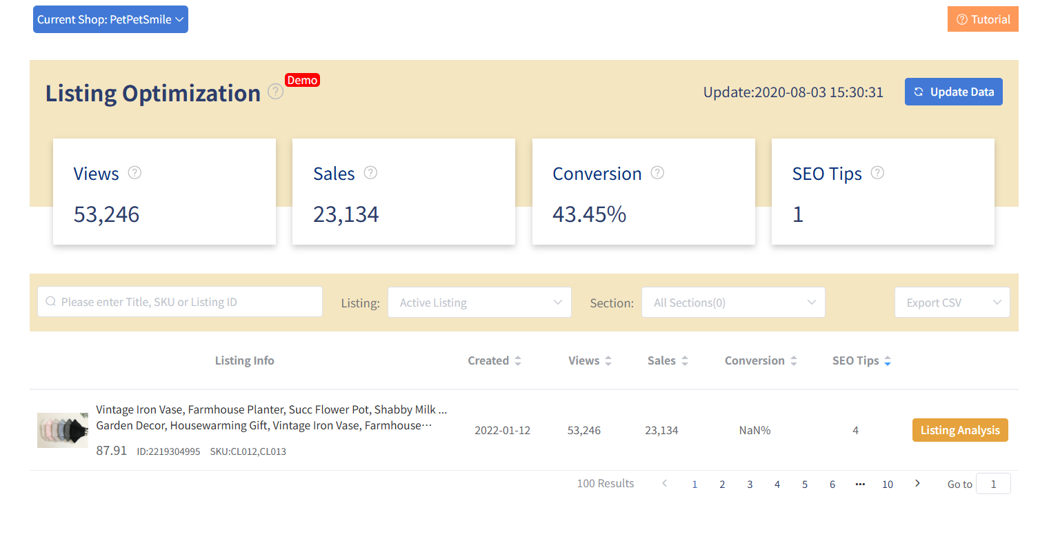 Free Optimize Listings on Etsy – Optimize listings to improve search visibility and conversion