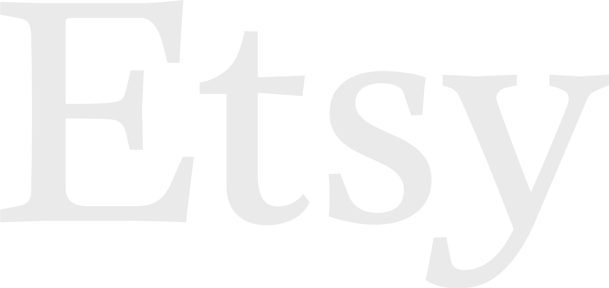 Etsy Logo White
