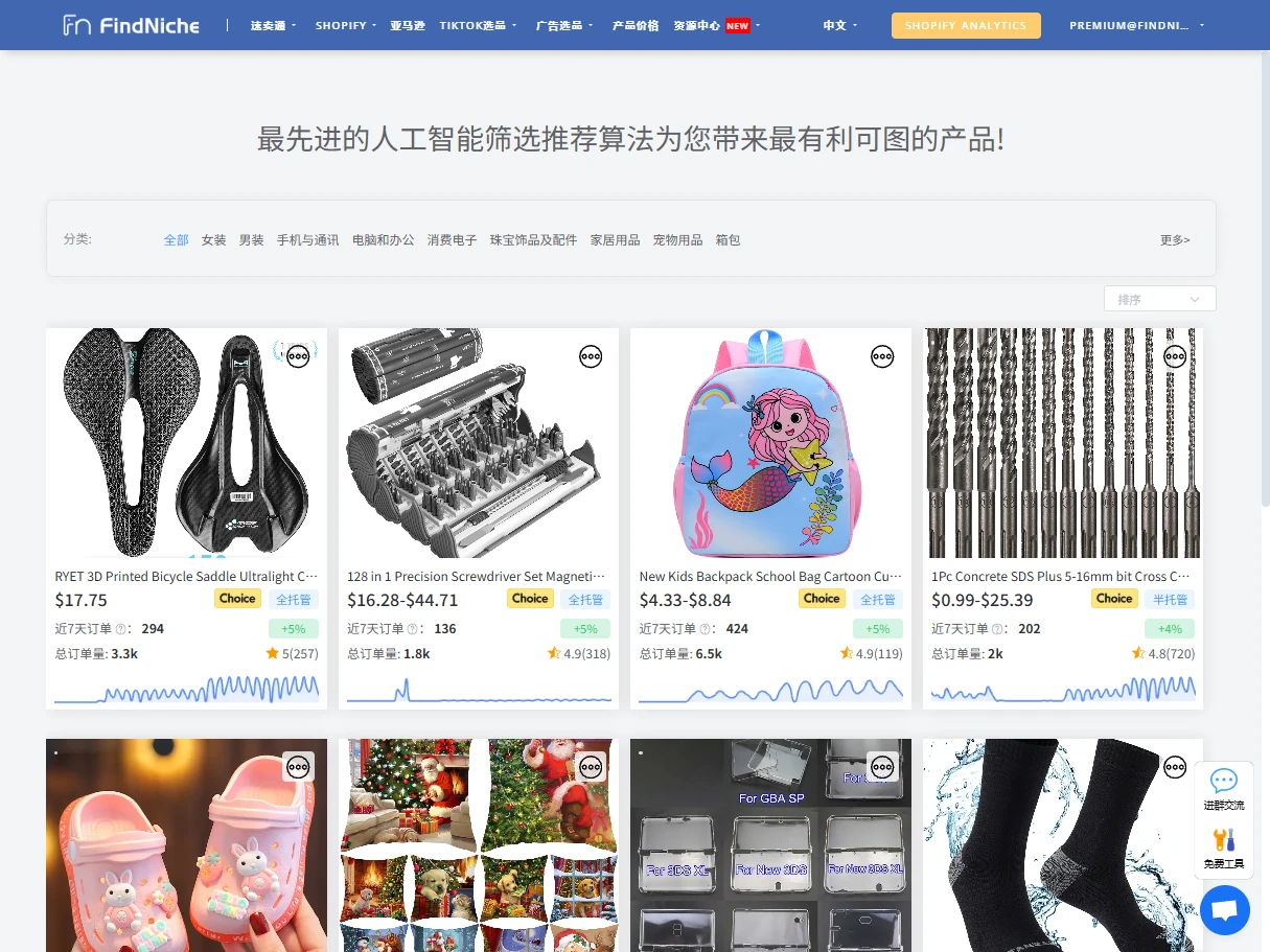 FindNiche 如何帮助我做 <span class=" text-capitalize">电击枪</span> 一件代发？