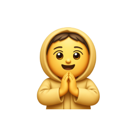 happy pray emoji