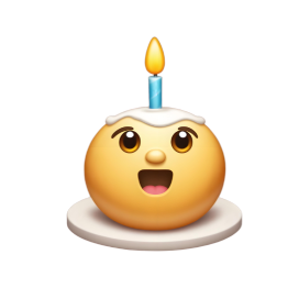 birthday cake emoji