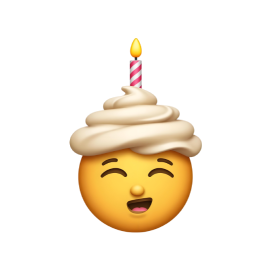 birthday cupcake emoji