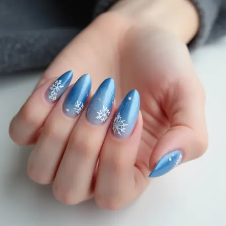 Snowflakes Nail Designs