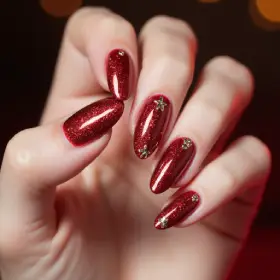 red nail designs