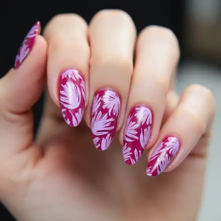 Pink Purple Nail Designs