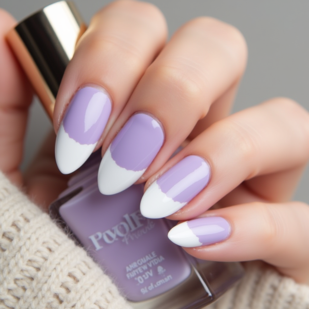 elegant purple nail designs