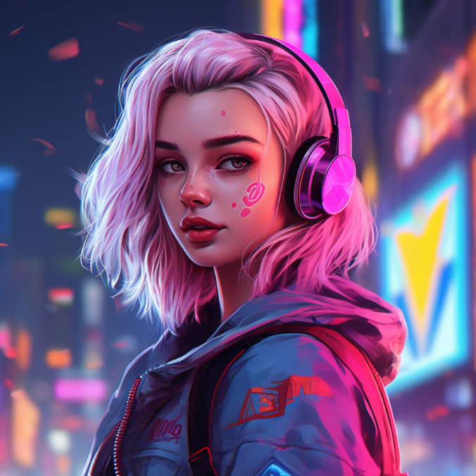 AI Gaming Girl