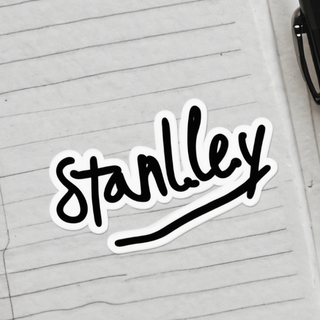 Sharpie style stickers