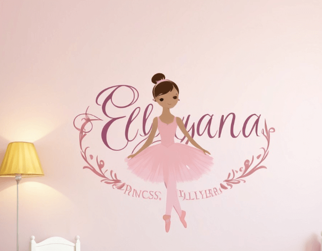 Elyana ballerina stickers 