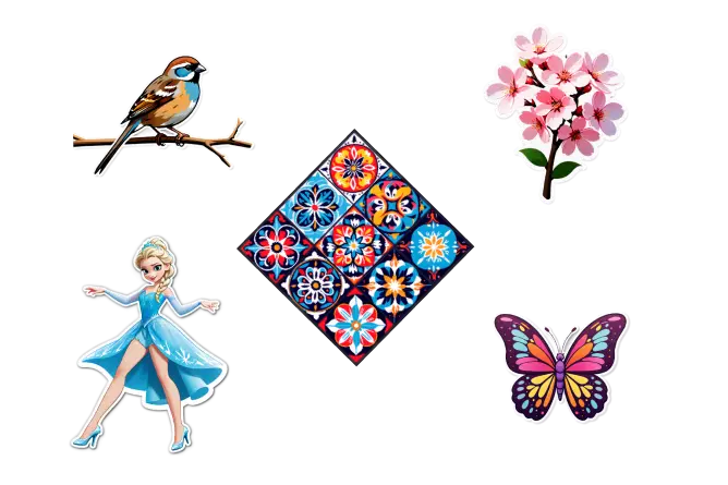 Create Custom Tile Stickers Instantly with Free AI Sticker Generator