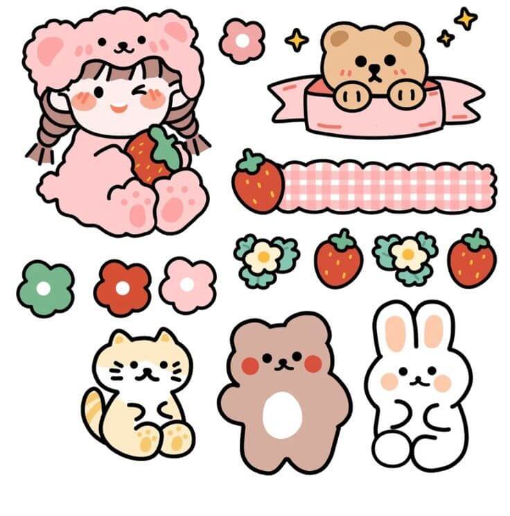 Kawaii Animals stickers