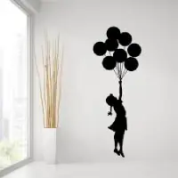 banksy wall sticker art