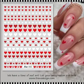 heart nail sticker