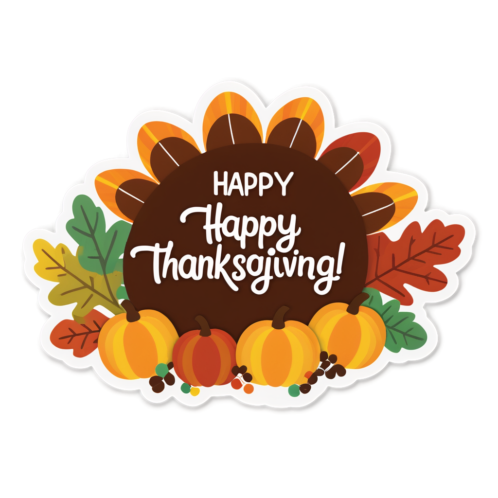 thanksgiving stickers