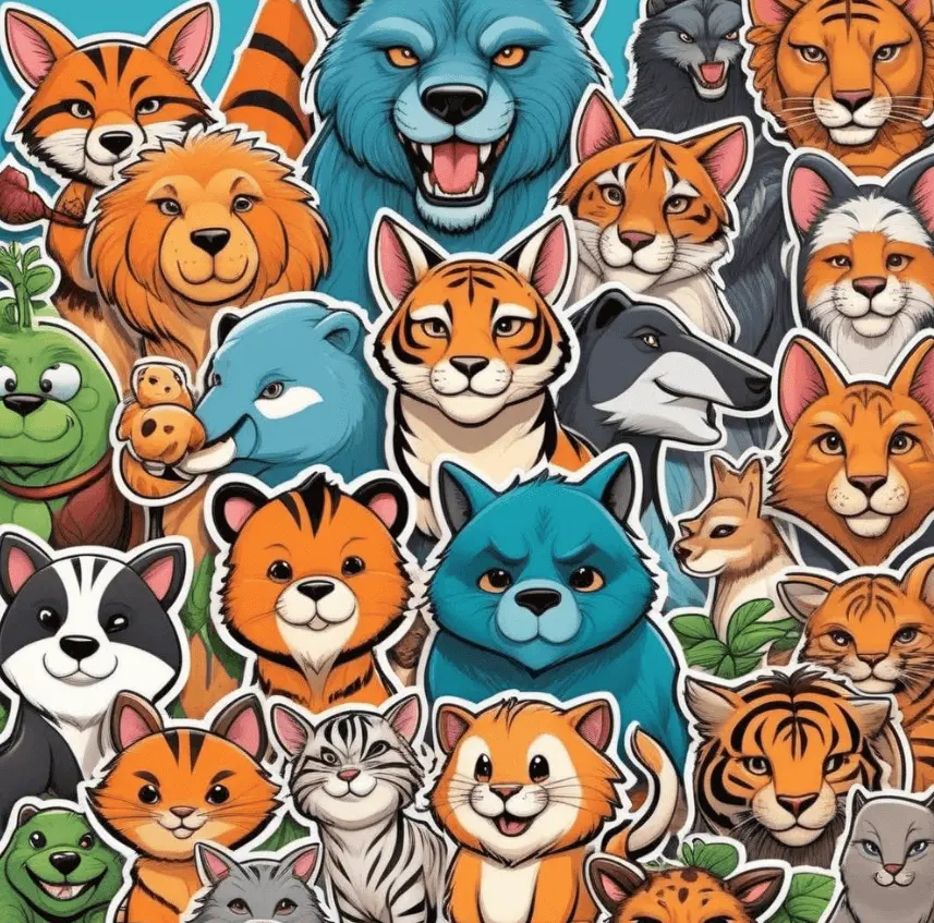 animal stickers