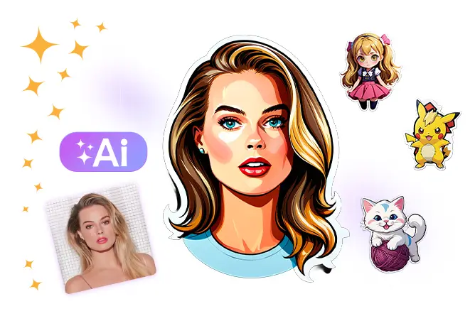 AI Custom Sticker Generator - Free Online , No Sign-Up | Resticker