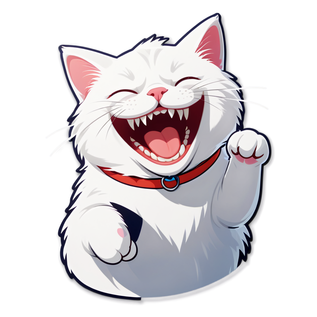    Funny cat stickers