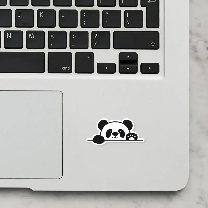 panda laptop stickers