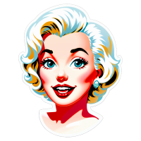 Marilyn Monroe Sticker