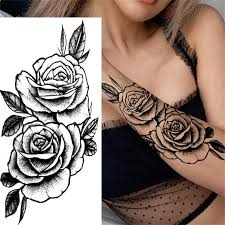 flower tattoo sticker