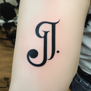 letter j tattoo