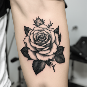 flower tattoo design for men