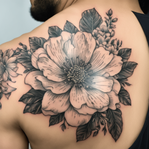 flower tattoo design for guys