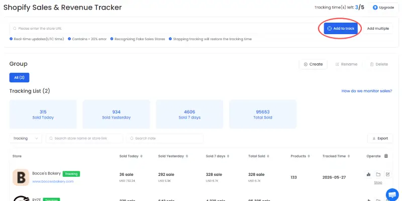 Step 2: Add Store to Monitoring