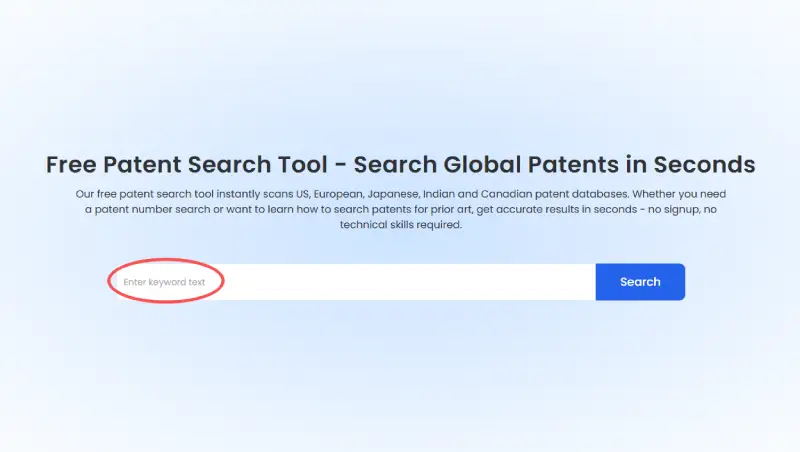 Step 1: Enter Keywords