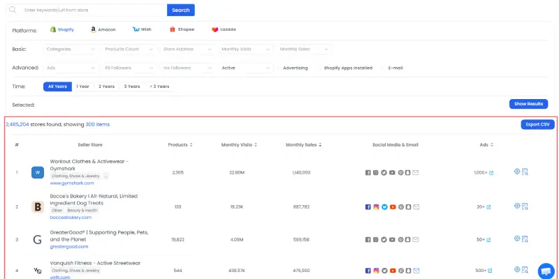 Step 2: Browse Results