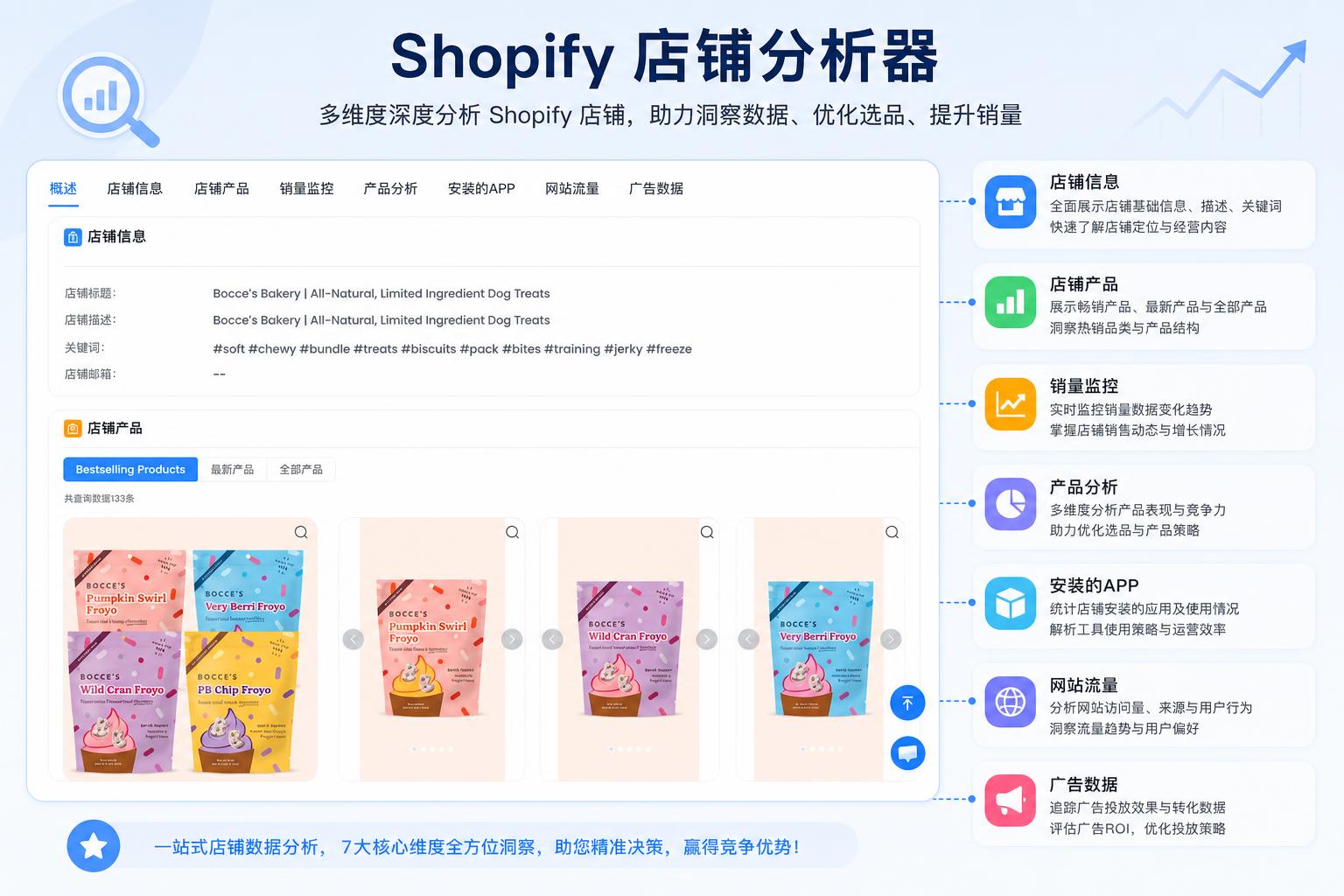 使用 Shopify Store Analyzer 深度分析竞对