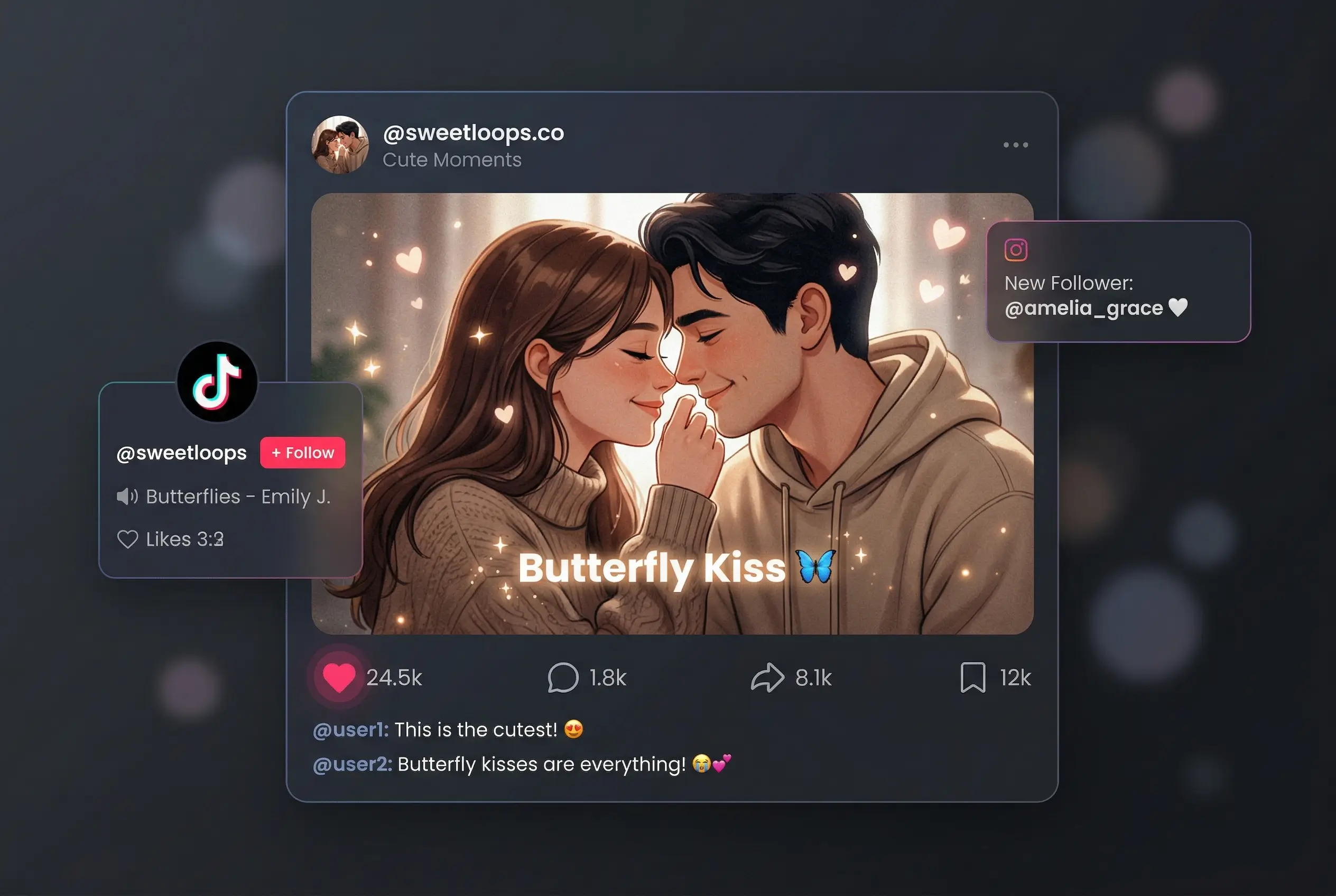 Cute Social Media Content