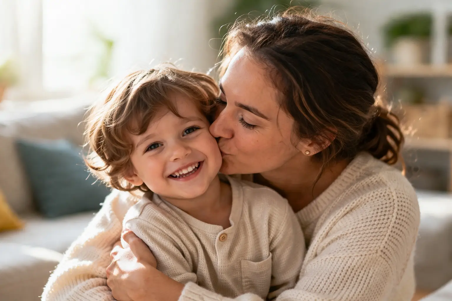 What is a cheek kiss?