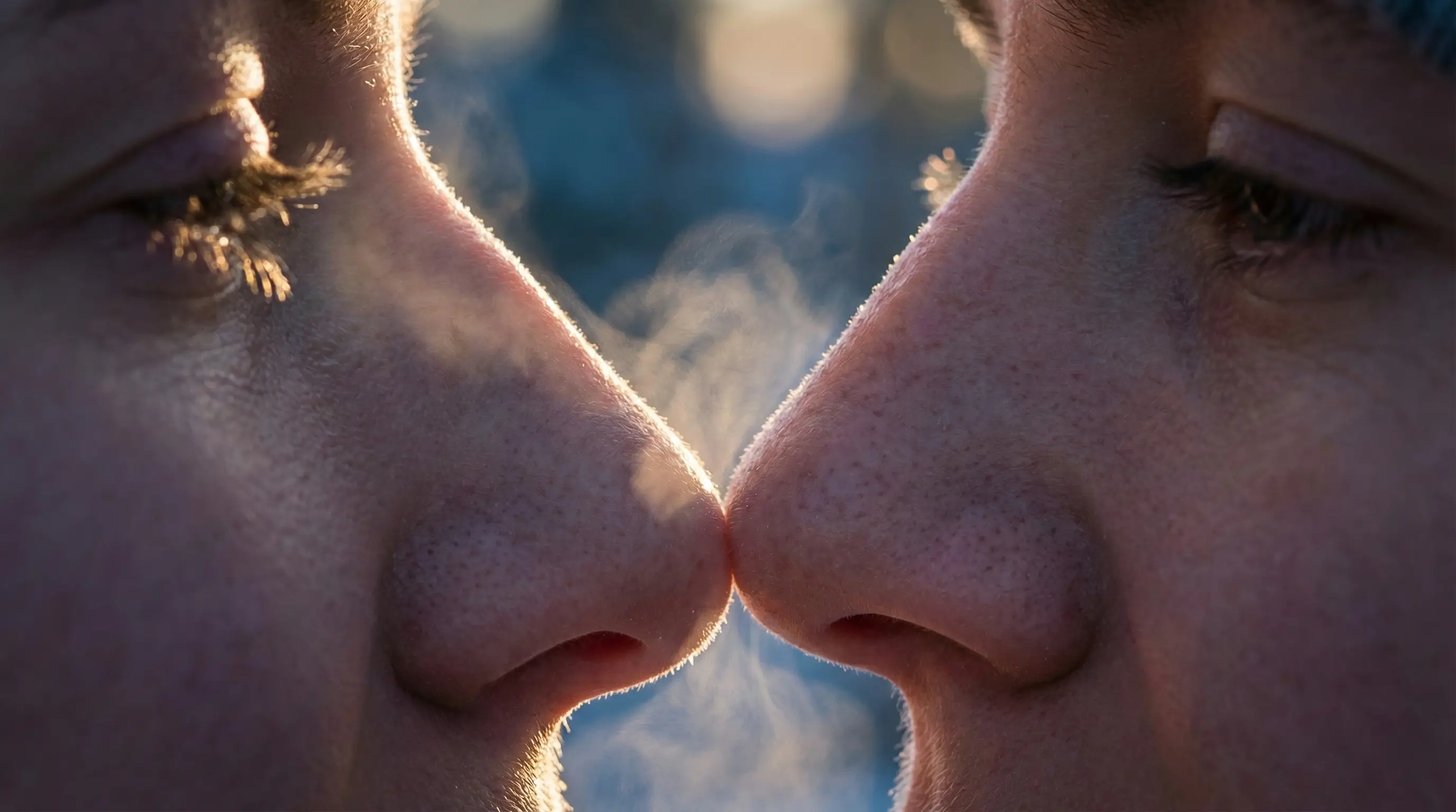 A Gesture of Shared Breath and Intimacy