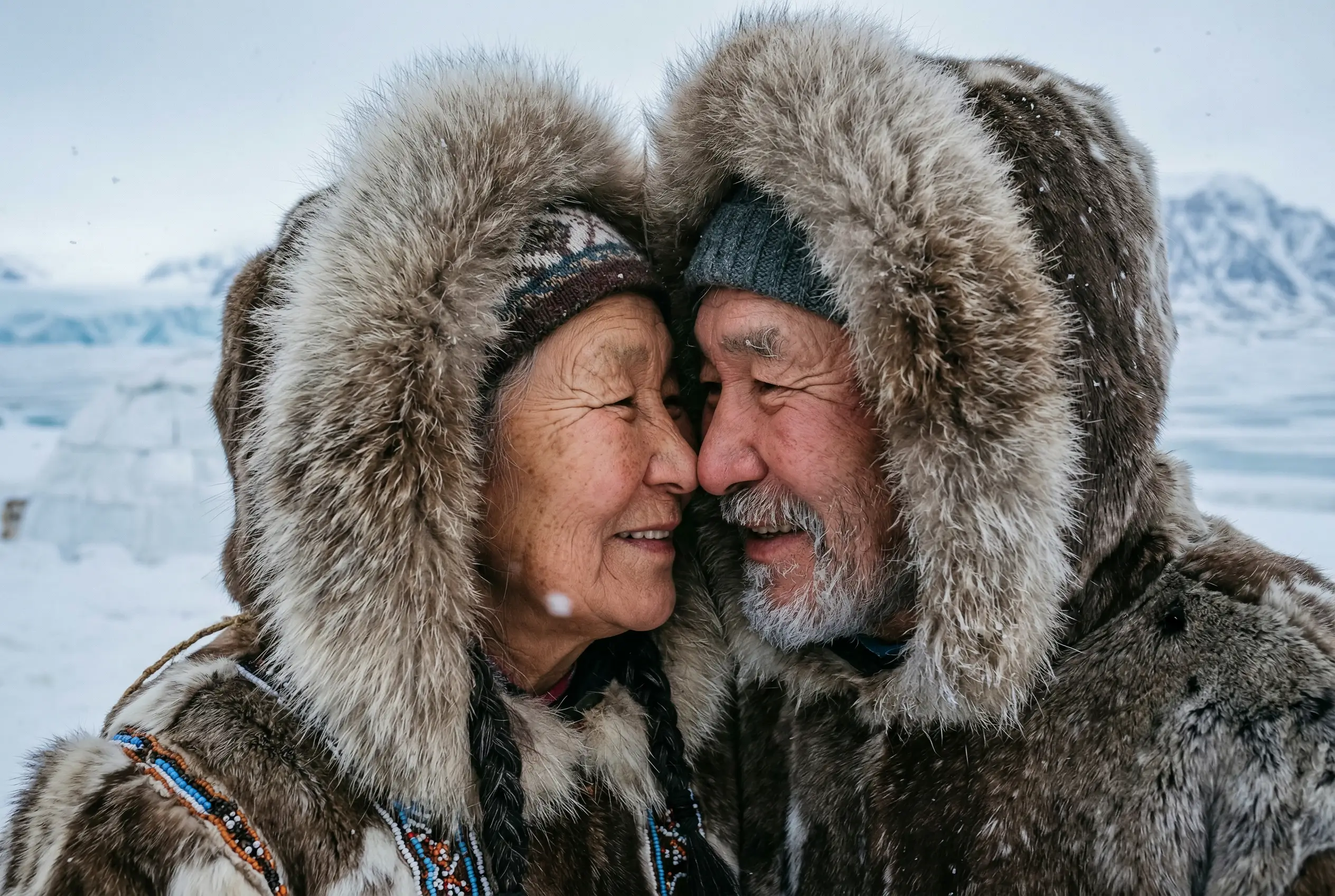 What is an Eskimo kiss?