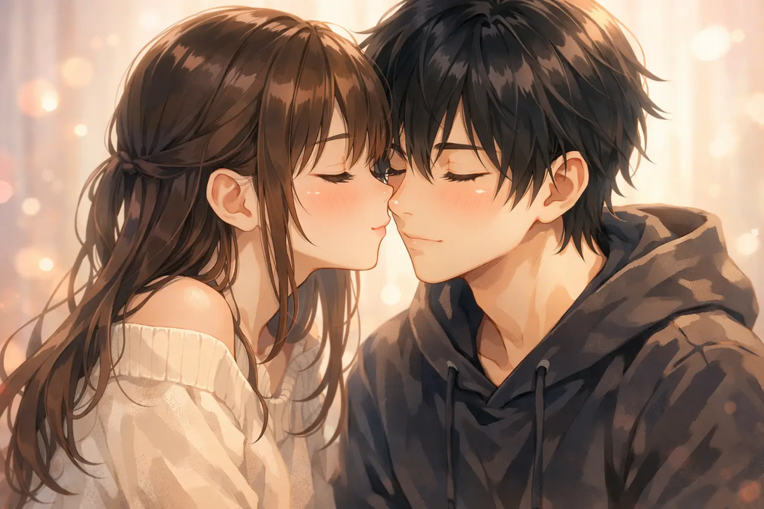 Anime Style Forehead Kiss Creations
