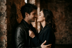 Neck Kiss GIF Generator