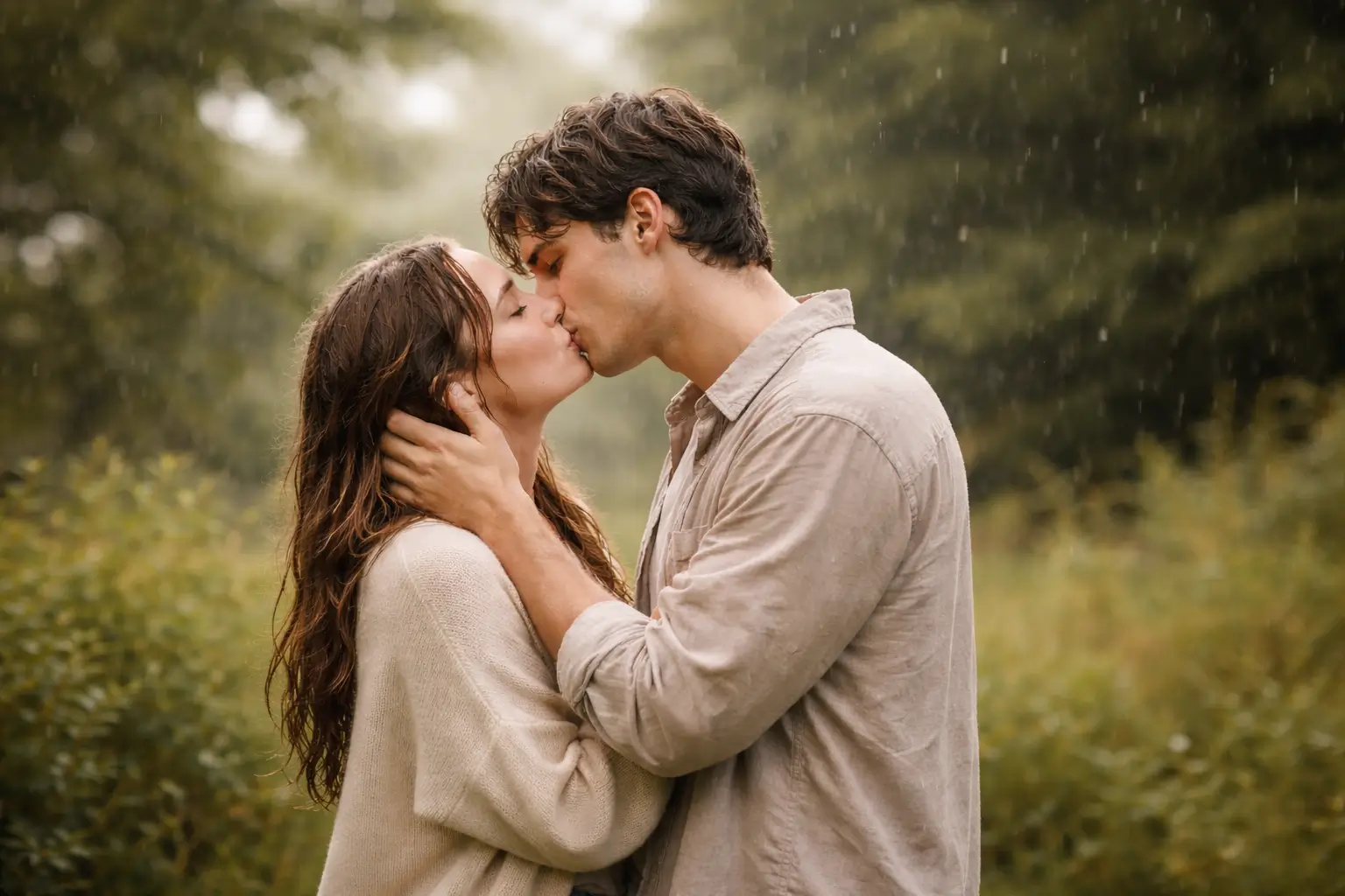AI Rain Kiss Generator – Create Romantic Kiss in the Rain Videos