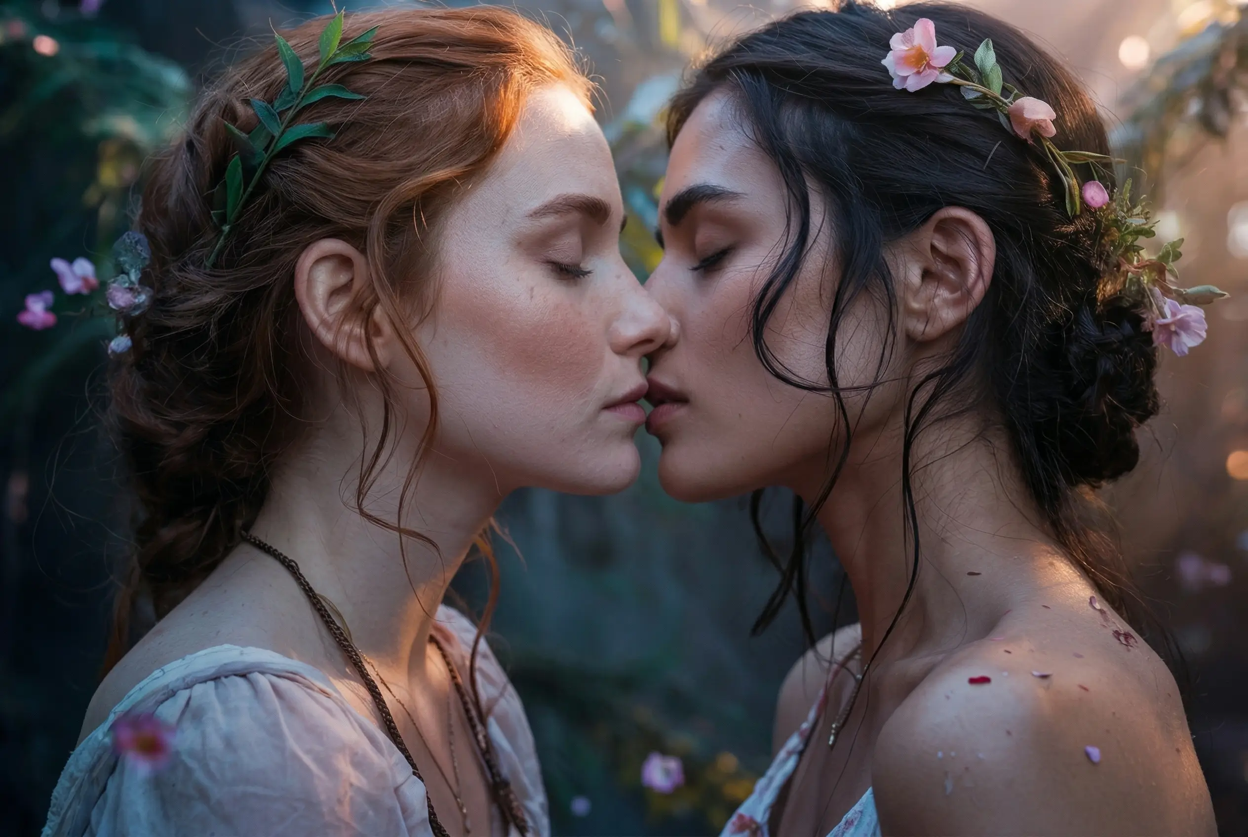 Sexy Kisses Lesbian Content