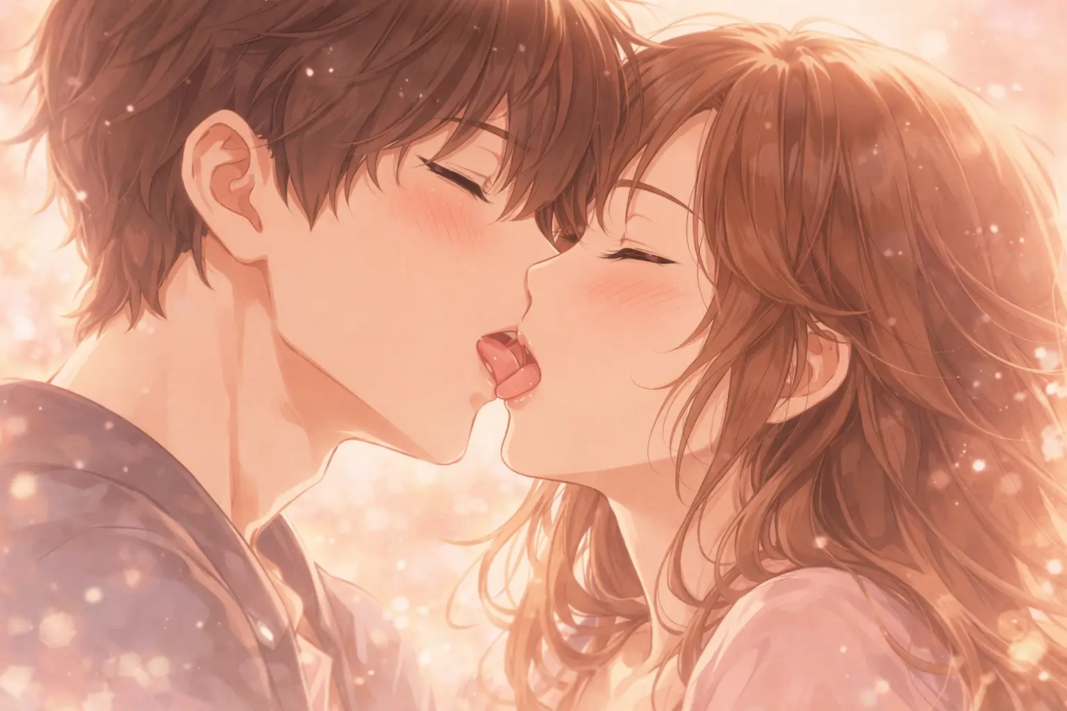 动漫舌吻GIF